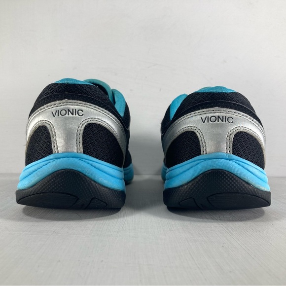 Vionic Venture Running Shoes Athletic Sneakers Black Blue Women 10 - Picture 6 of 9